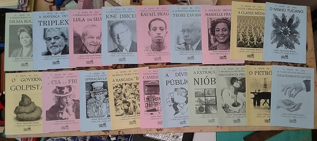 ColetÃƒÂ¢nea "Antologia do golpe", enviada a Lula (PT), aborda temas polÃƒÂ­ticos dos ÃƒÂºltimos anos no paÃƒÂ­s - CrÃƒÂ©ditos: Arquivo pessoal