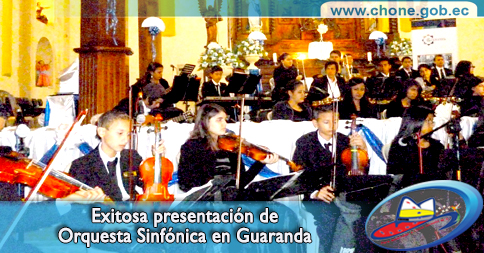 Exitosa presentación de Orquesta Sinfónica en Guaranda