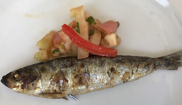 Best grilled sardines in Portugal