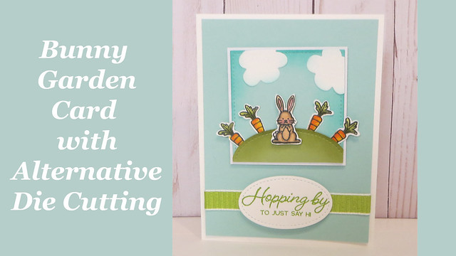 bunny garden card