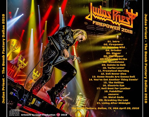 Judas Priest-Dallas 2018 back