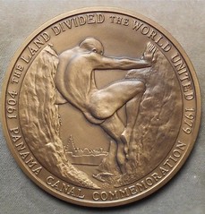 1979 Panama Canal 75th Anniversary Medal obverse