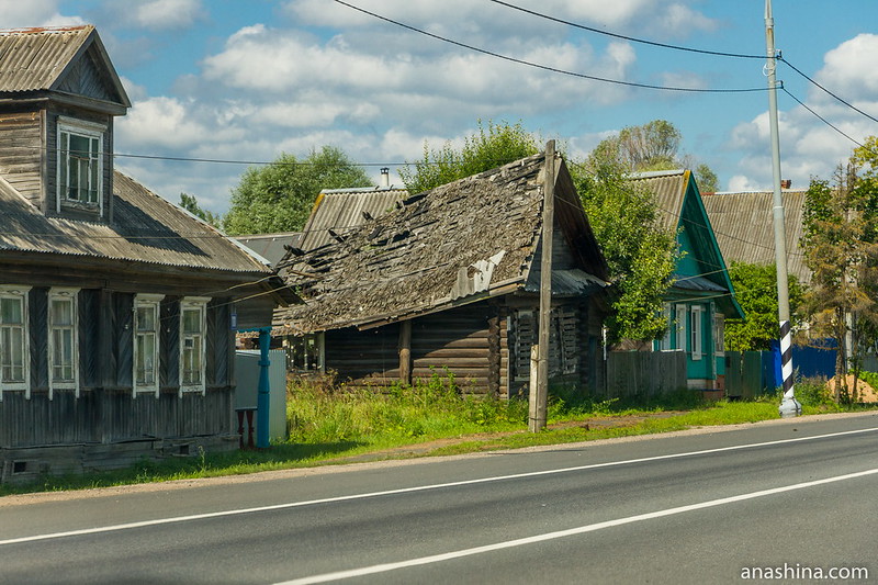 Одна из придорожных деревень, Тверская область