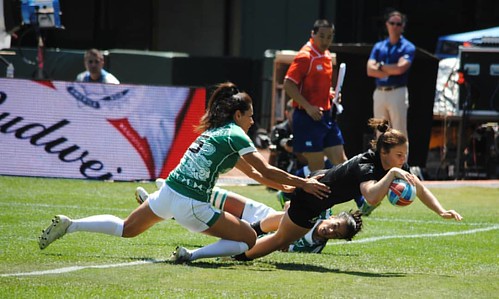 New Zealand women vs Mexico women #rugby #rugbygirls #rwc7s #attpark