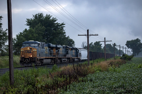 railroad code line telegraph signals pm pere marquette mi michigan train trains csx ge es44dc gevo es40dc emd sd402 q328 woodbury sunfield