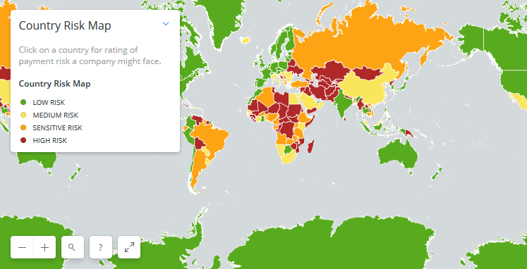 Country Reports Risk Map