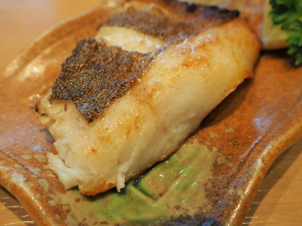 Grilled Atlantic Flatfish from the Karasu Karei Teriyaki Zen set meal
