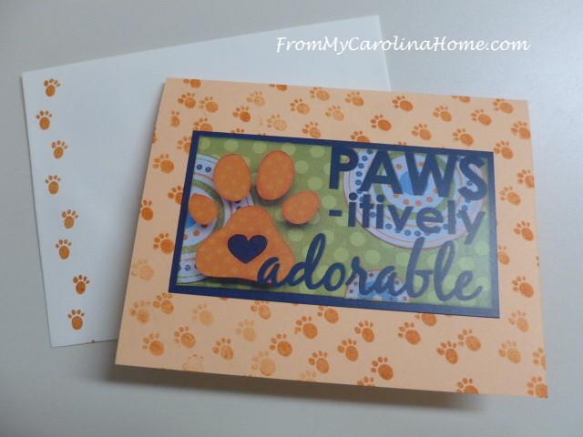 Stamping Cards for the Humane Society at From My Carolina Home