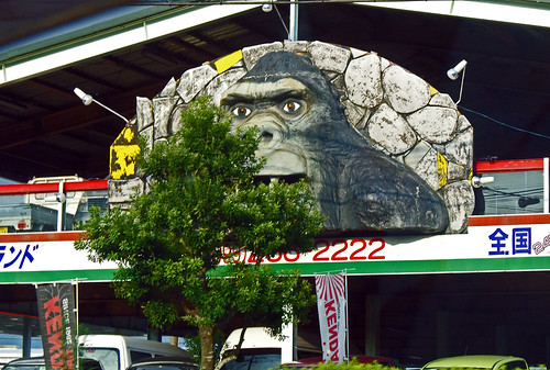 japan kyushu kagoshima 3d ad gorilla