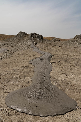 volcansdeboue boueséchée paysage boue volcan qobustan baku azerbaïdjan aze