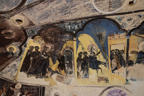 troglodyte peinturesmurales grotte religionchristianisme monastère fresques davitgareja provincedekakheti géorgie ge