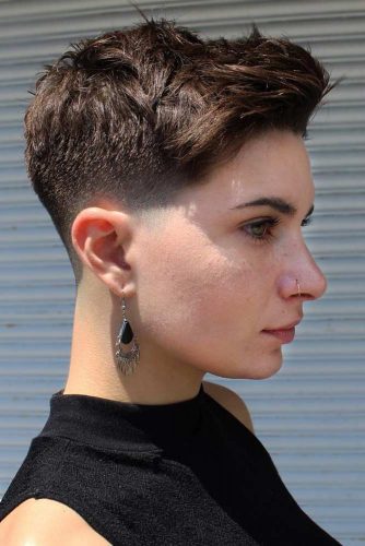 Latest Taper Haircut Styles For Women -Men's Haircut For Women |Now 6