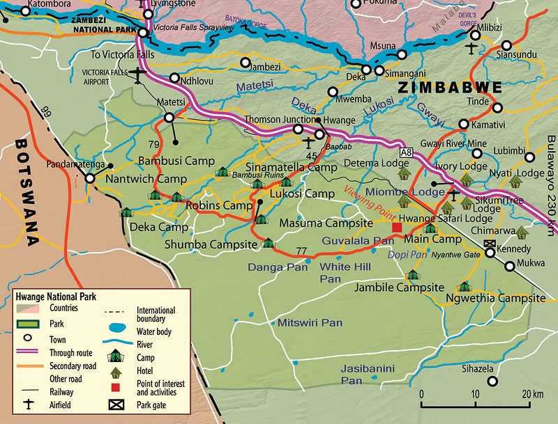 Parques Nacionales de Zimbabwe: resumen y datos varios - BOTSWANA, ZIMBABWE Y CATARATAS VICTORIA: Tras la Senda de los Elefantes (7)