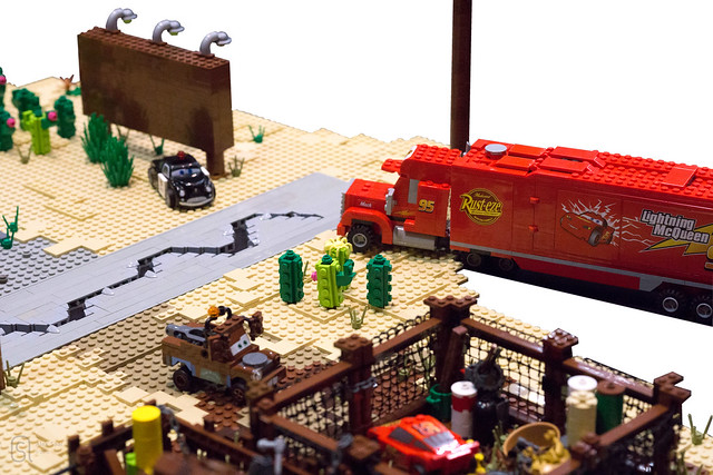 Lego Route 66 Diorama