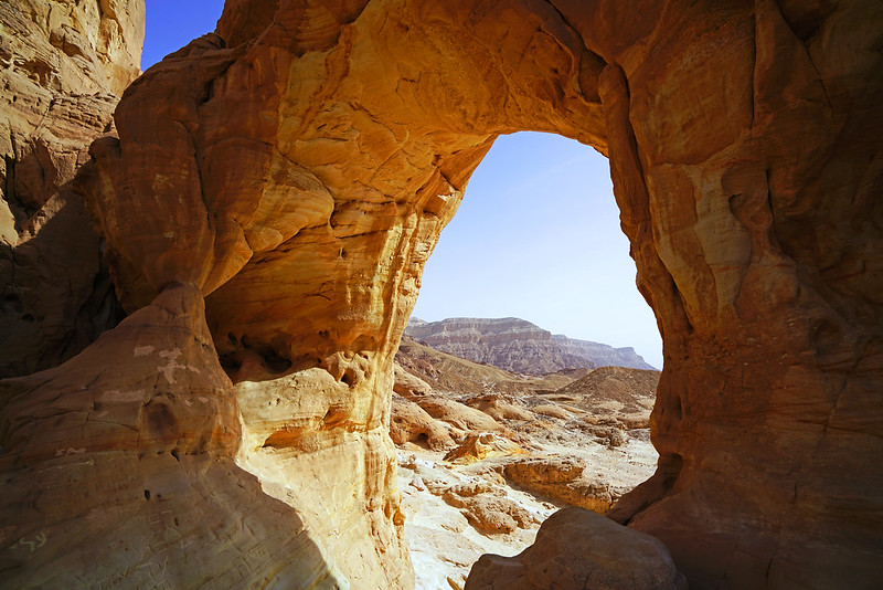 Look through the Arch, Timna Park, Israel