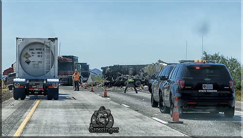 freeway highway accident trucks joe grossinger