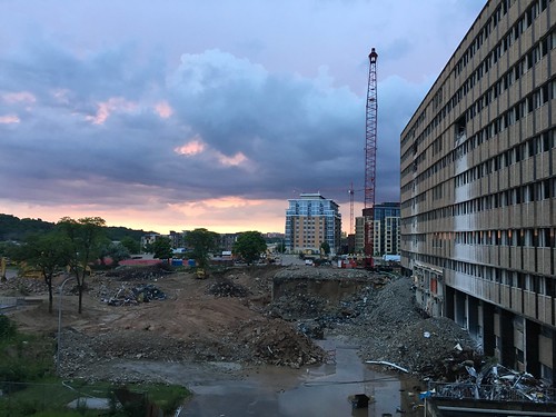 2018 wisconsin iphone iphone6s project365 madison dawn sunrise cloud clouds hillfarms demo demolition