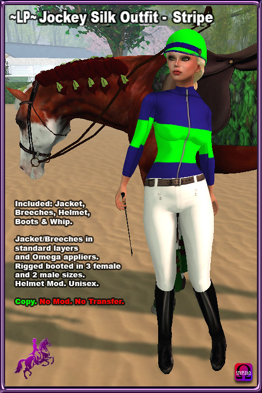 FREE *Elite Equestrian* Group Gift - Jockey Silk Outfit - - TeleportHub.com Live!