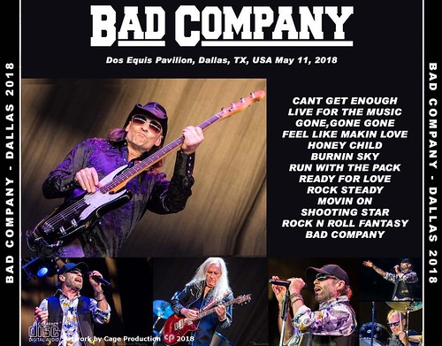 Bad Company-Dallas 2018 back
