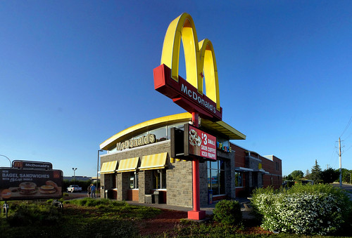 McDonald's Merivale Road stitched in Microsoft ICE "Perspective" mode.