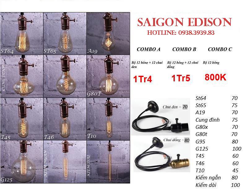 Đèn dây tóc Edison huyền thoại 1 thời, nay trở lại với thiết kế sang trọng