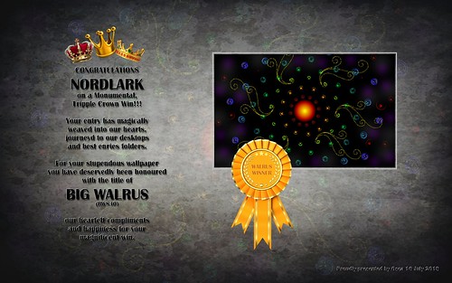 WW829 Winner Certificate - Nordlark
