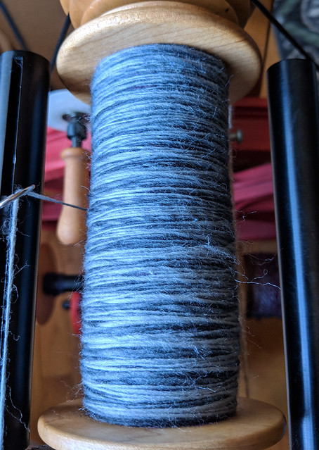 Tour de Fleece 2018 Day 2 - Into The Whirled Polwarth Silk Blended Top in 221b Colorway 2nd Singles 10