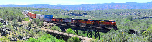 phoenixsub peavine littlehellscanyon atsf bnsf bridge landscape locomotive trains arizona