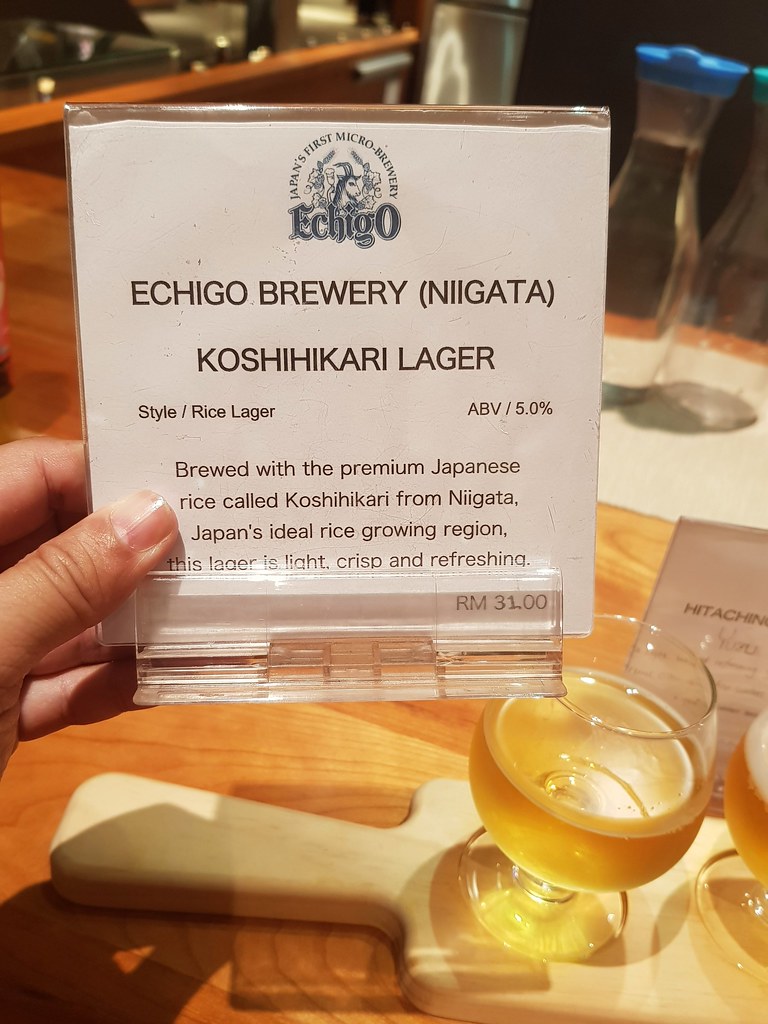 Koshihikari by Echigo Brewery (Niigata) @ Takomi Craft Beer at Thr Japan Store KL Lot 10