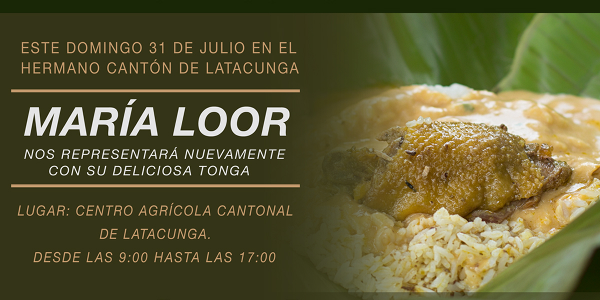 Chonera participarÃ¡ de feria gastronÃ³mica en Latacunga