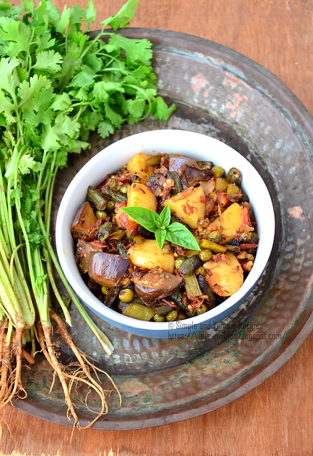 Mixed Vegetable dry curry