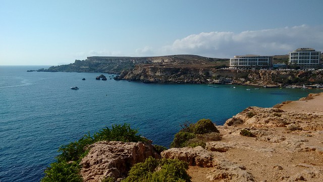 DE MALTESERÍA: UNA SEMANA VISITANDO MALTA EN AUTOBÚS - Blogs de Malta - PLAYAS DEL NORTE: PARADISE BAY Y GHAJN TUFFIEHA (12)