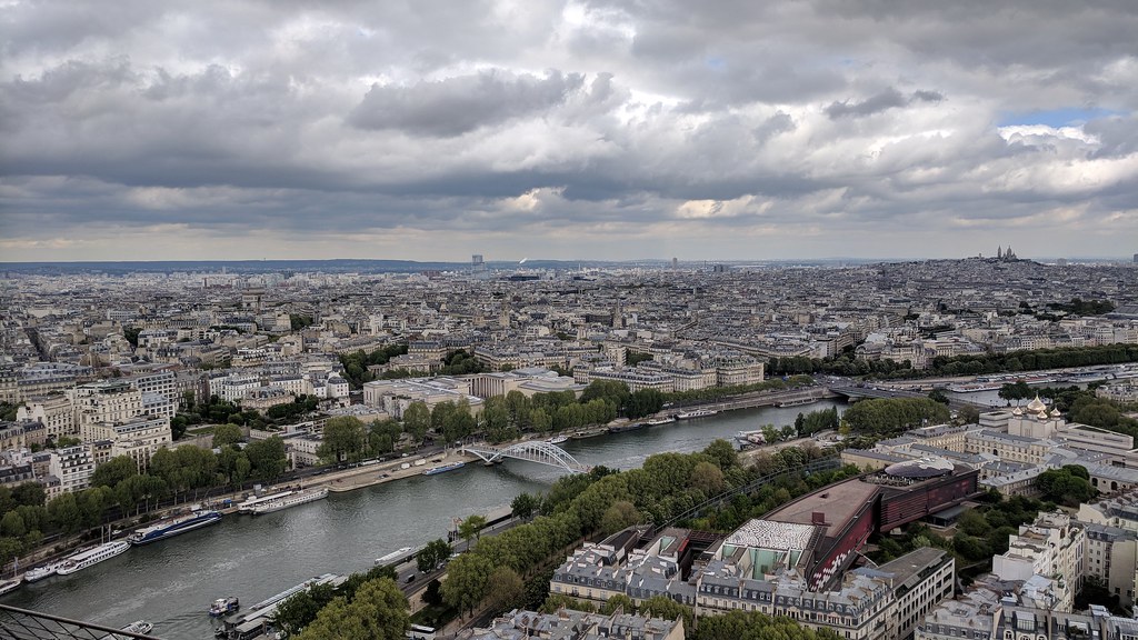 The Eiffel Tower Observation Deck, Paris France