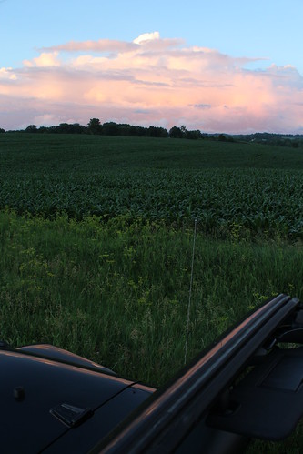 clouds sunset rural farm field weather lena illinois