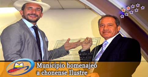 Municipio homenajeÃ³ a chonense Ilustre