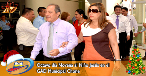 Octavo dÃ­a Novena al NiÃ±o JesÃºs en el GAD Municipal Chone