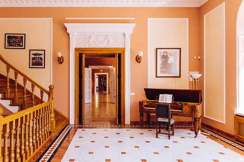lithuania lietuva plunge plungemanor piano staircase manor