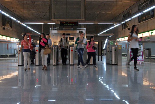 Metro Sevilla pasajeros