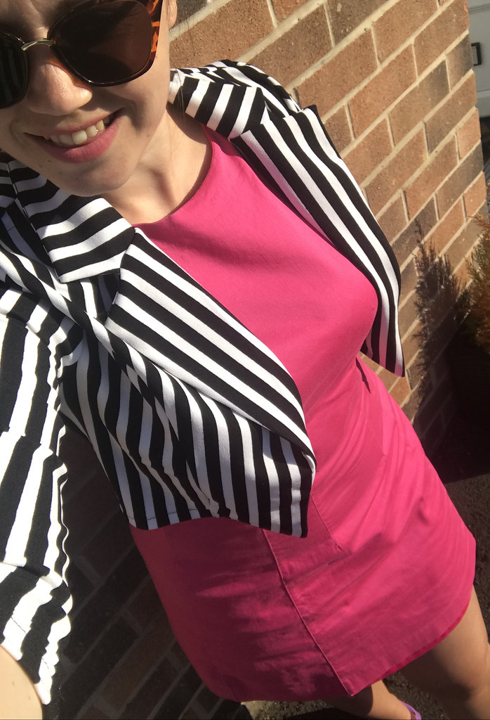 Selfie Stripes Cerise Pink
