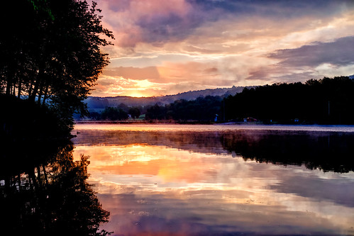 lake lago paisaje nuevayork madisoncounty amanacer sunrise morning