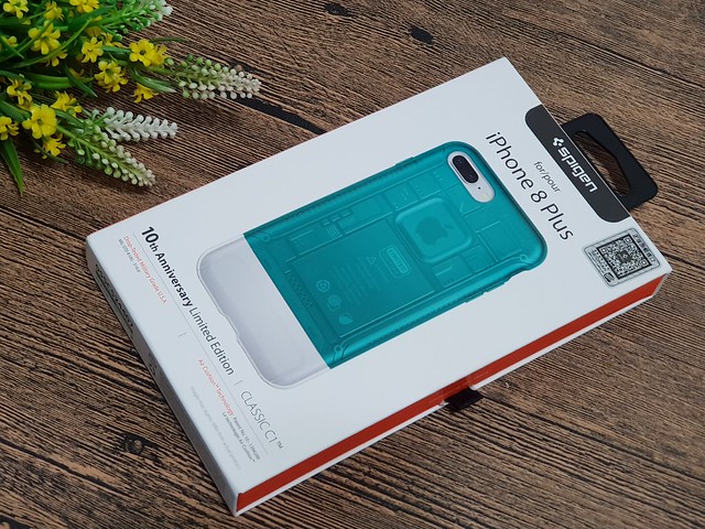 Spigen Iphone十週年紀念手機殼iphone 8 Plus Classic C1 邦迪藍 第1