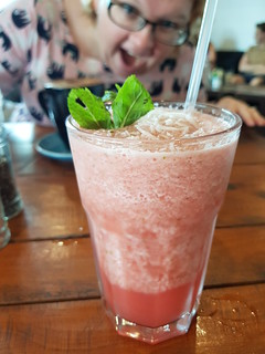 Watermelon and Mint Slushie at Little Clive