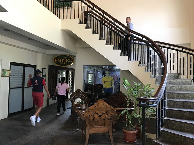 grand staircase,  Iloilo Golf and Country Club
