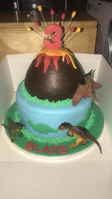 Blake’s Volcano Cake by Michelle's Goodies