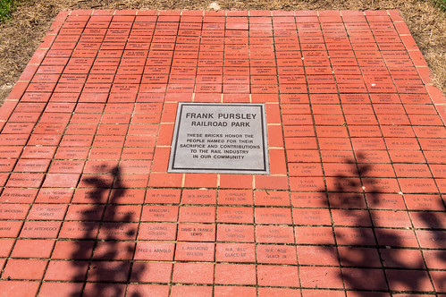 Frank Pursley Railroad Park memorial bricks - 2