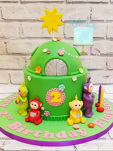 Teletubbies Themed Cake by Katie's Cakes
