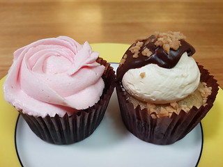 Turkish Delight and Golden Gaytime Cupcakes from Pippa's Pantry at Brisbane Vegan Markets
