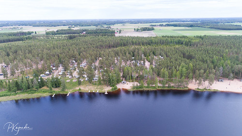 camping kokemäki drone pitkäjärvi dji motorhome caravan satakunta finland fi