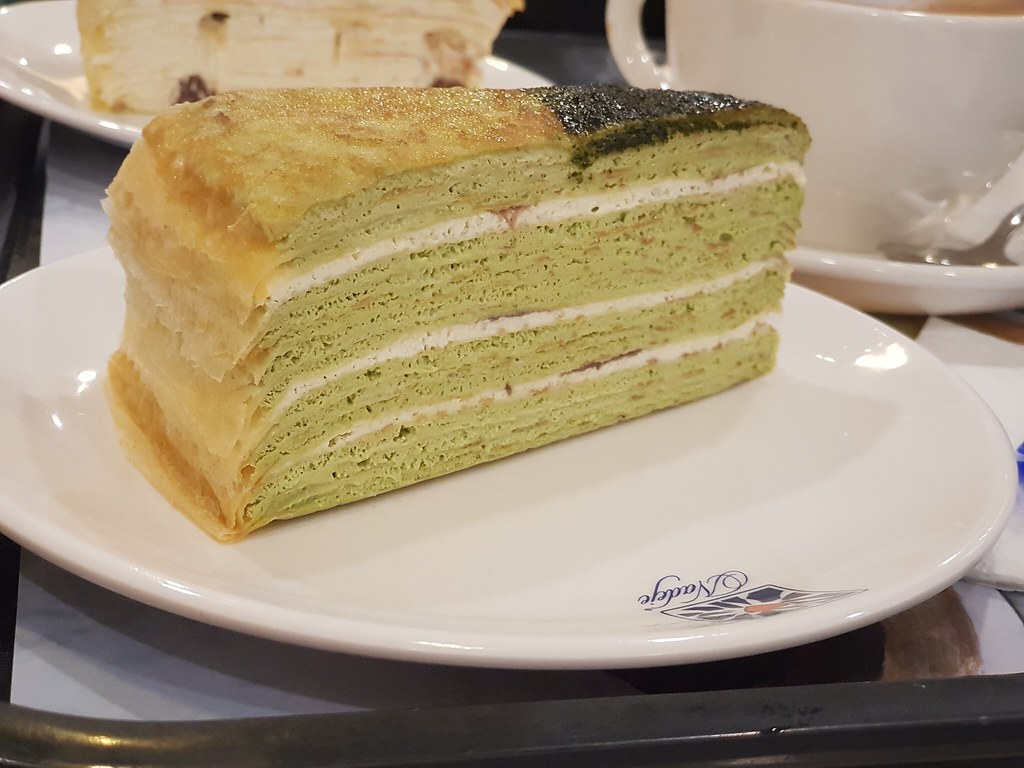 绿茶千层蛋糕 GreenTea Mille Crepe Cake rm$12.35 @ Nadeje at Sunway Pyramid