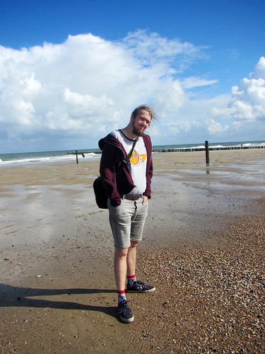 Bert on the beach